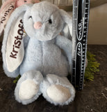 Personalized Plush Easter Bunny - Five Colors - Gift for Kids