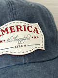 Ladies Patriotic Baseball Cap